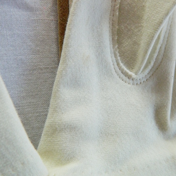 Vintage 1950s Two Tone Cotton Gloves Pinup VLV - Picture 3 of 5
